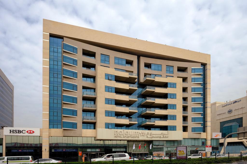 Nojoum Hotel Apartments Llc Dubai Exterior foto